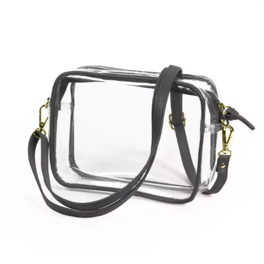 Black Clear Camera Bag