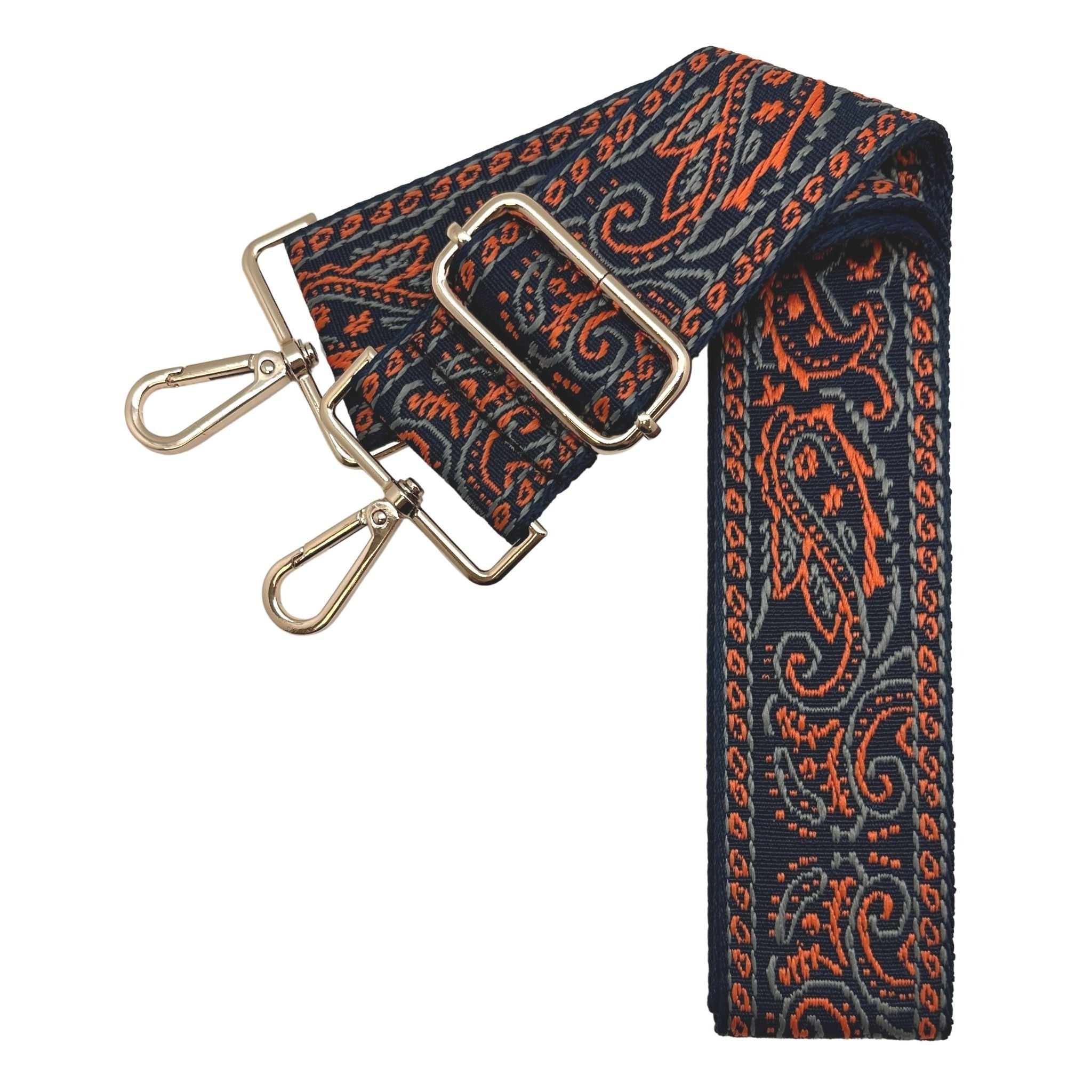 Bandana - Orange & Navy