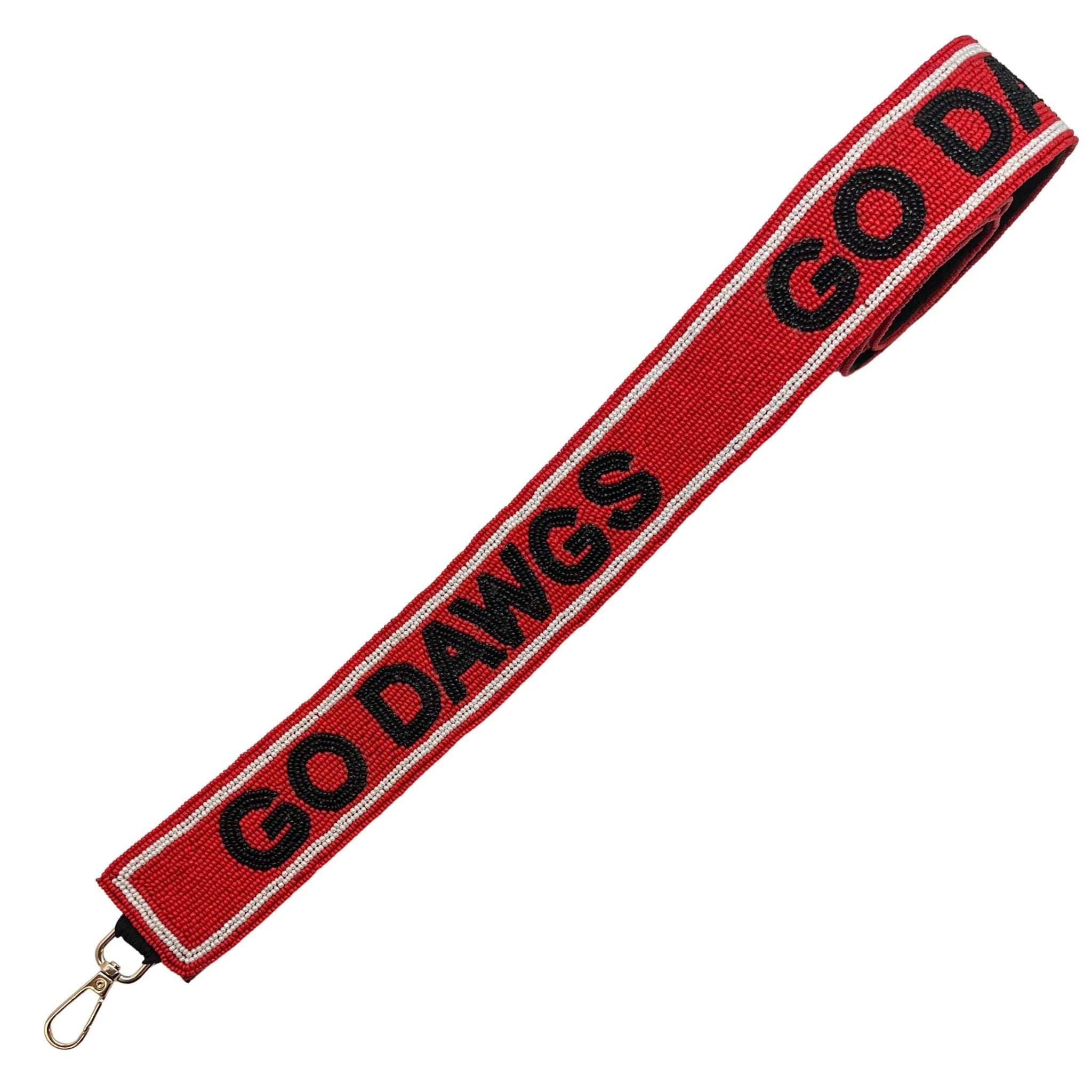Georgia Licensed Beaded Game Day Purse Strap