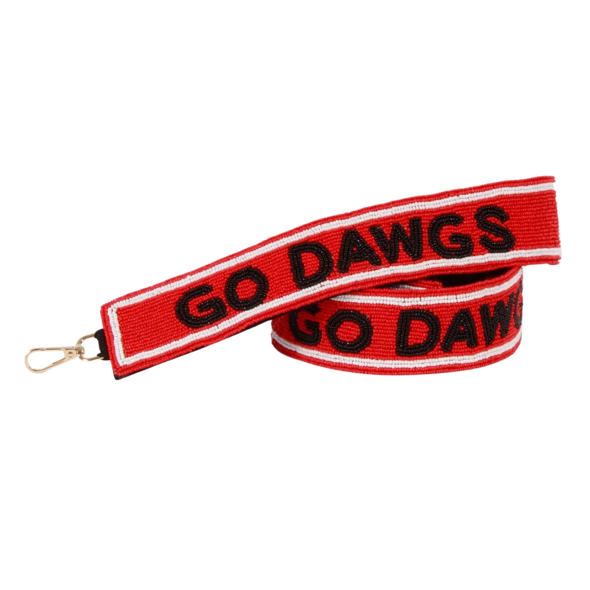 Georgia Licensed Beaded Game Day Purse Strap