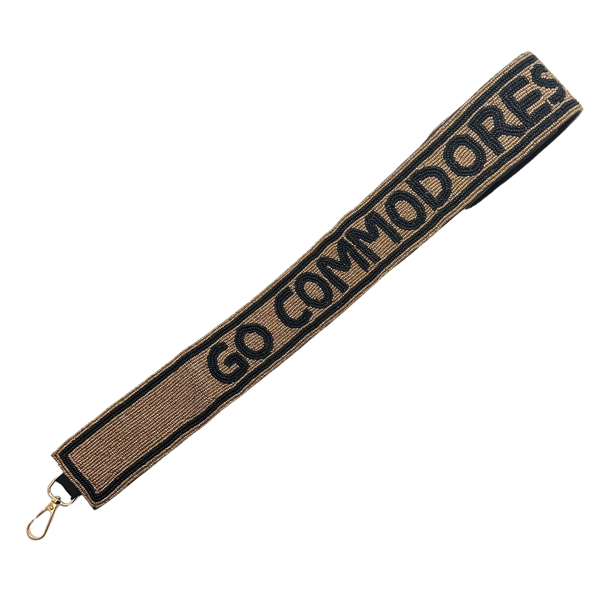 Vanderbilt Licensed Beaded Game Day Purse Strap