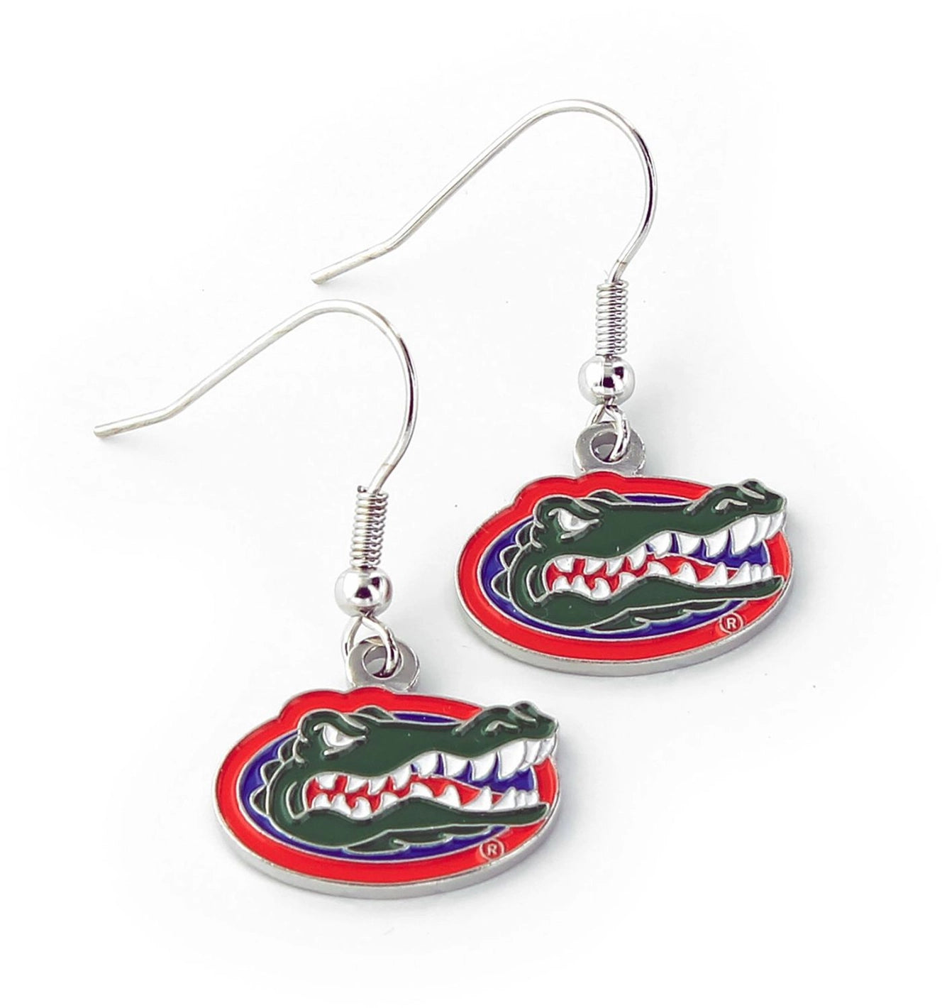 FLORIDA Gator Logo Drop Earrings