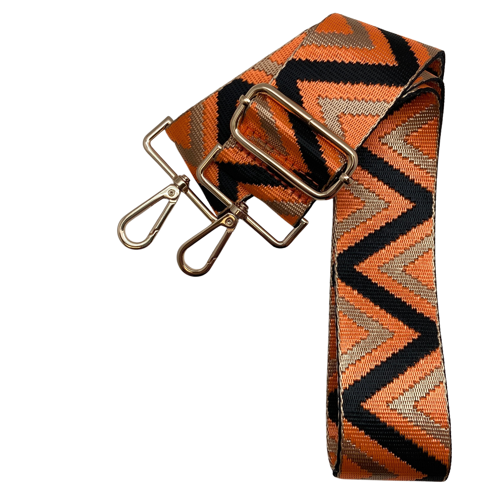 Zig Zags - Orange & Black