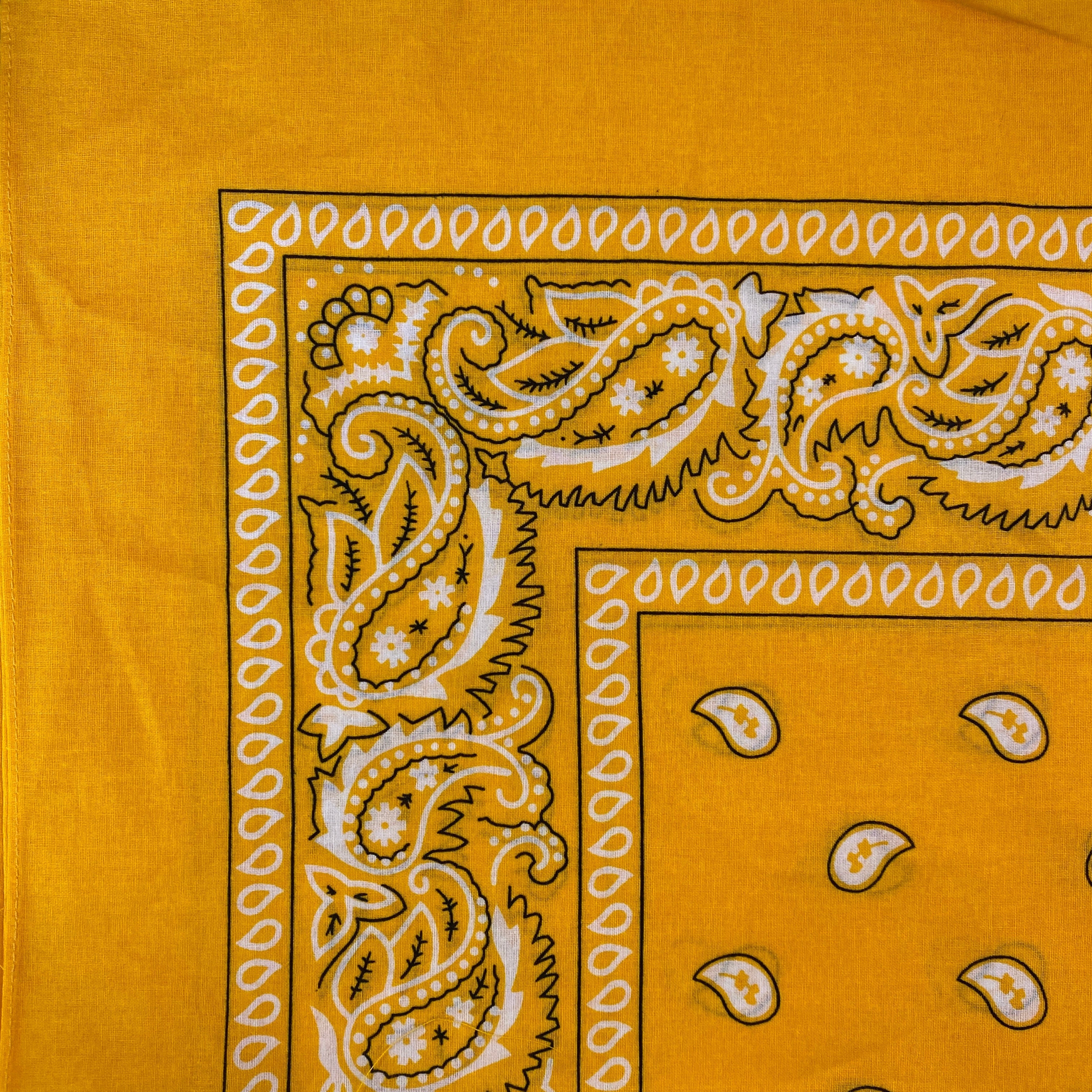 School Color Bandana- Yellow Gold