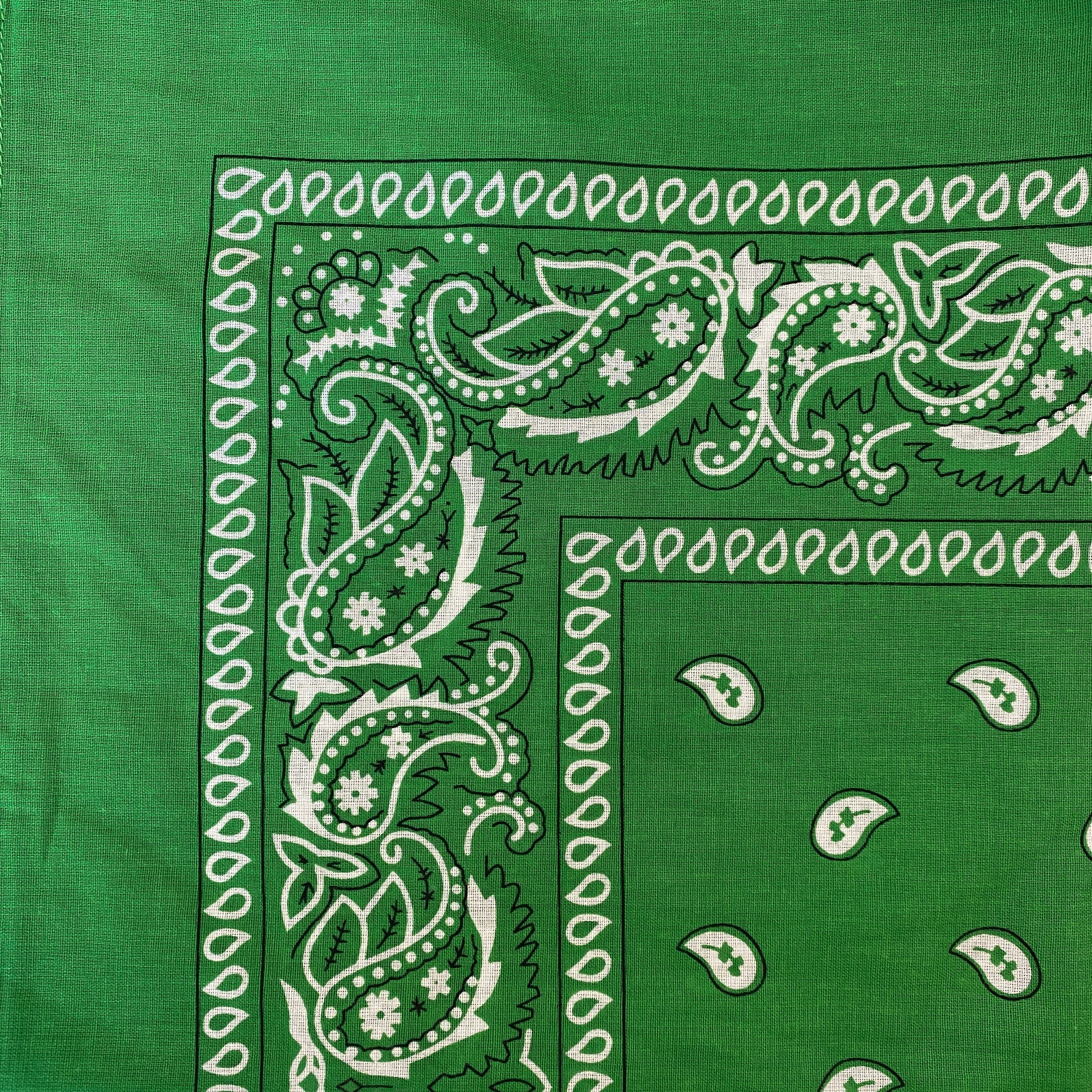 School Color Bandana- Kelly Green