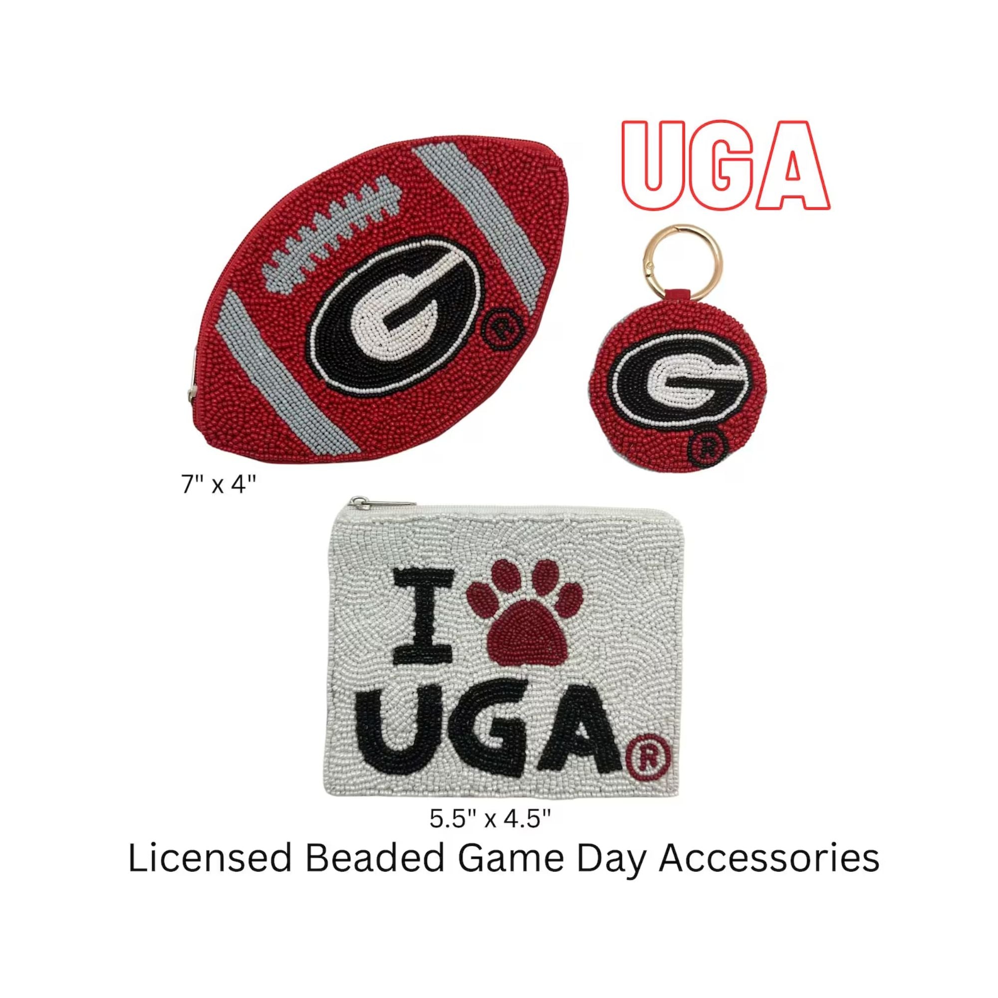 Georgia Beaded Game Day Essentials
