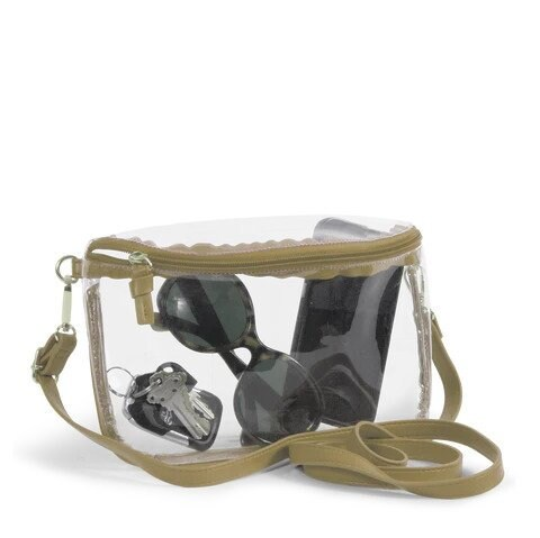 Lexi - Stadium Approved Chest Bag - Gold Trim