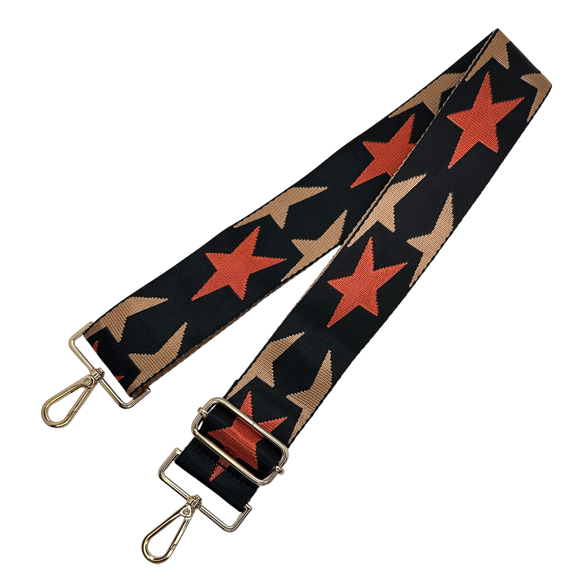 Lone Star - Dark Orange with Black Background
