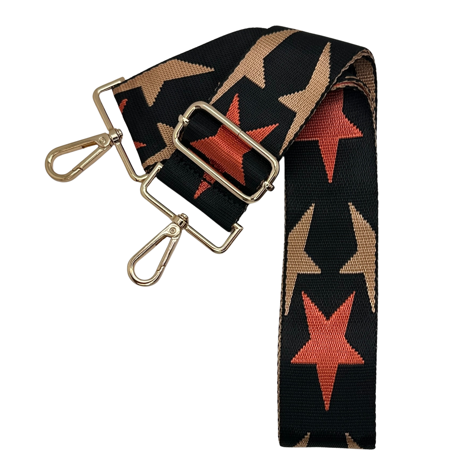 Lone Star - Dark Orange with Black Background