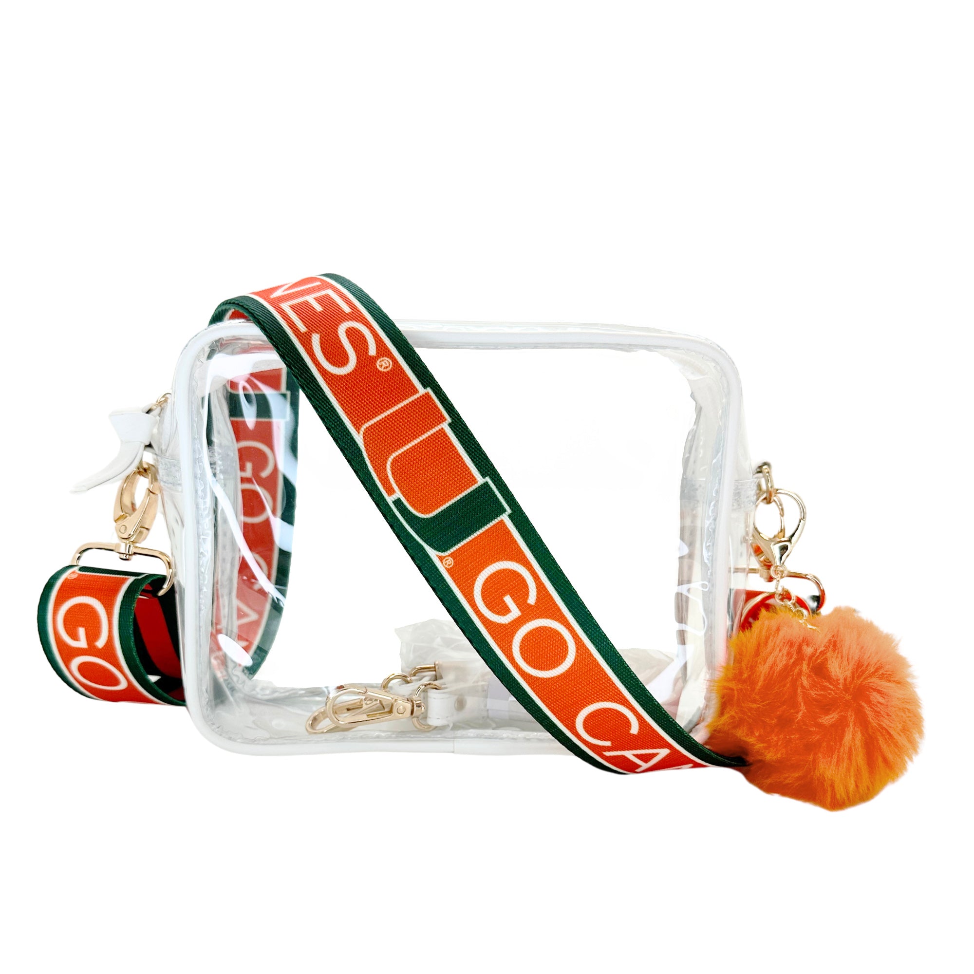 Miami Hurricanes Purse Set w/Licensed Strap