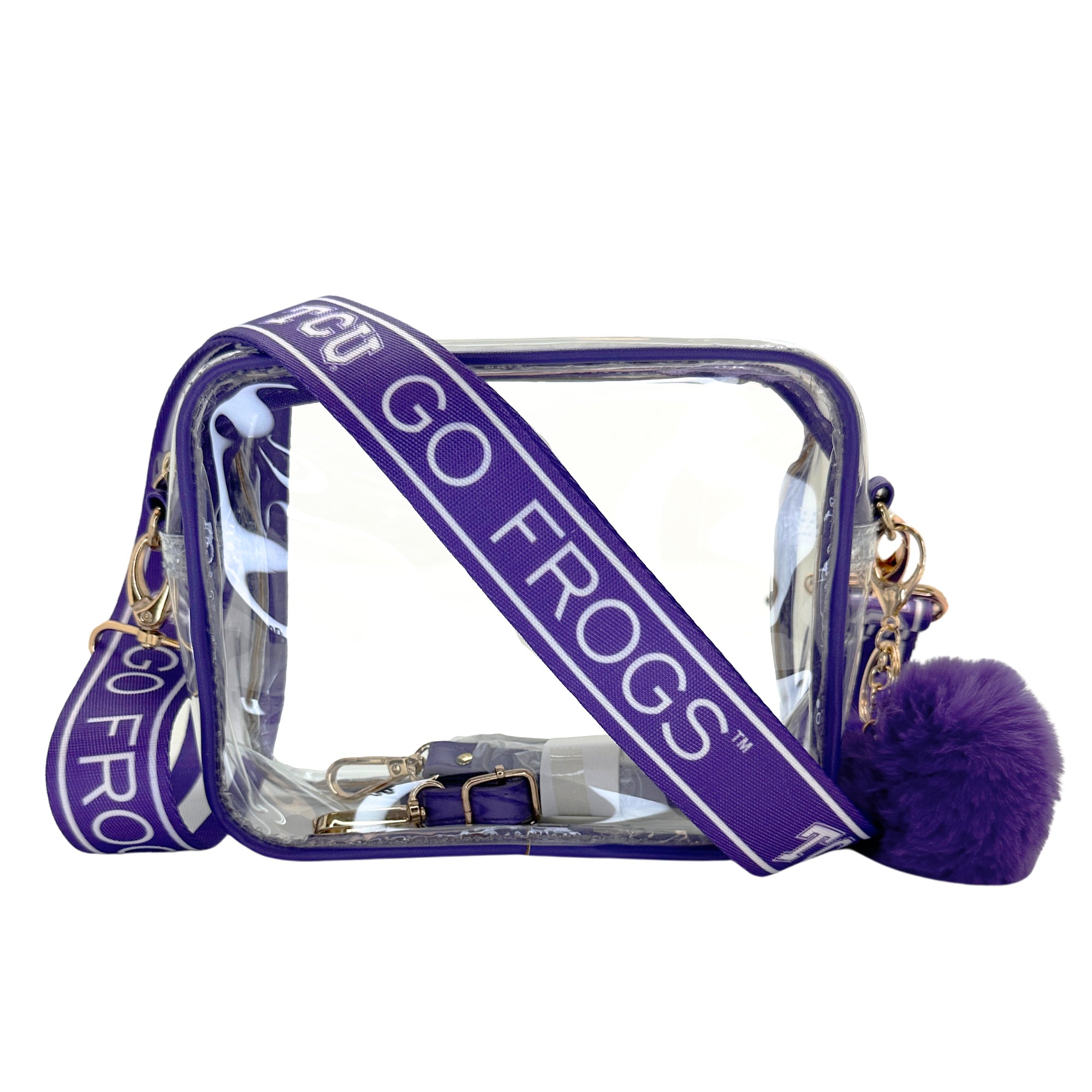 TCU Frogs Purse Set w/Licensed Strap