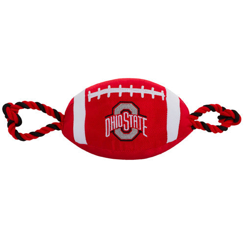 Ohio Nylon Football Tug Toy