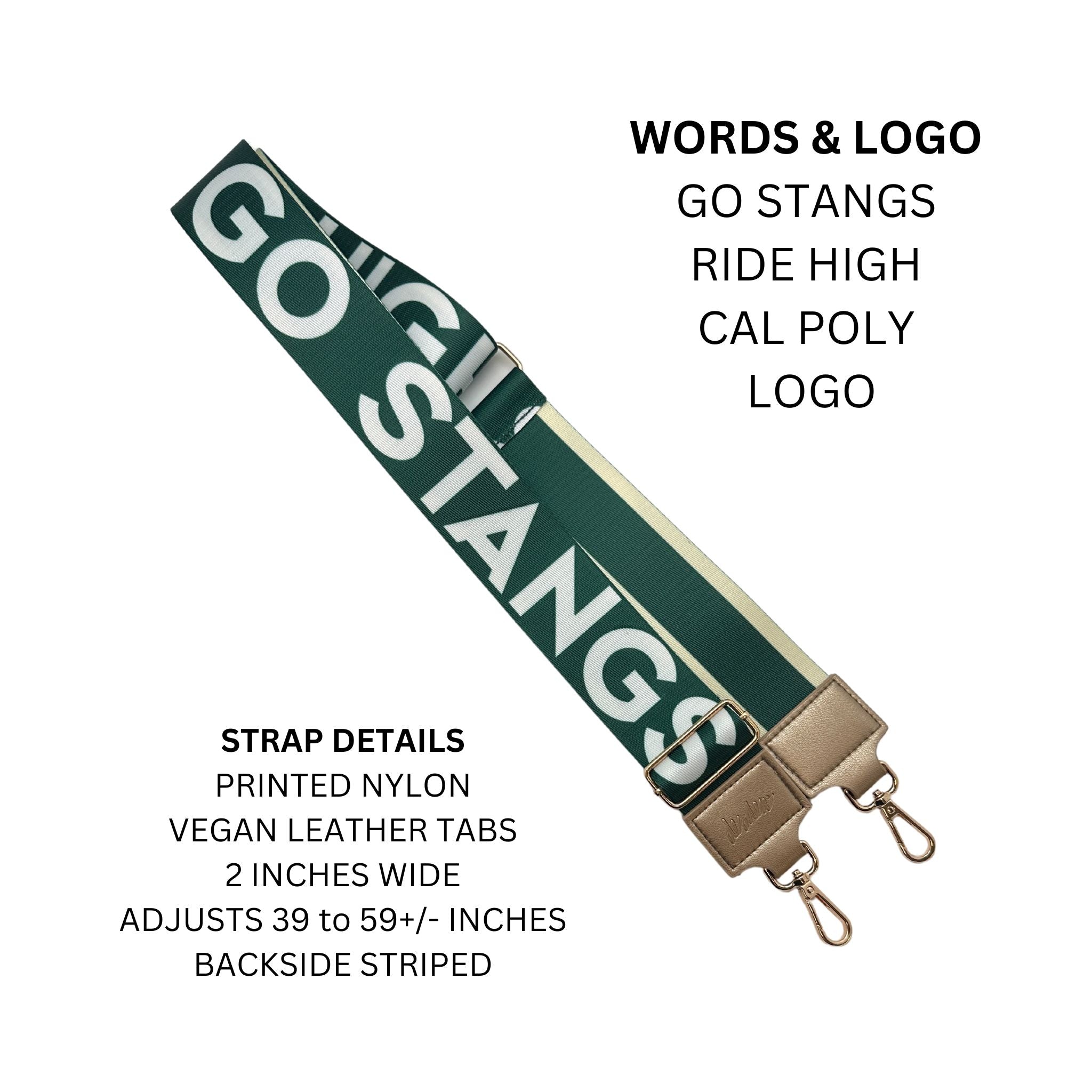 CAL POLY 2" - Officially Licensed - Stripe