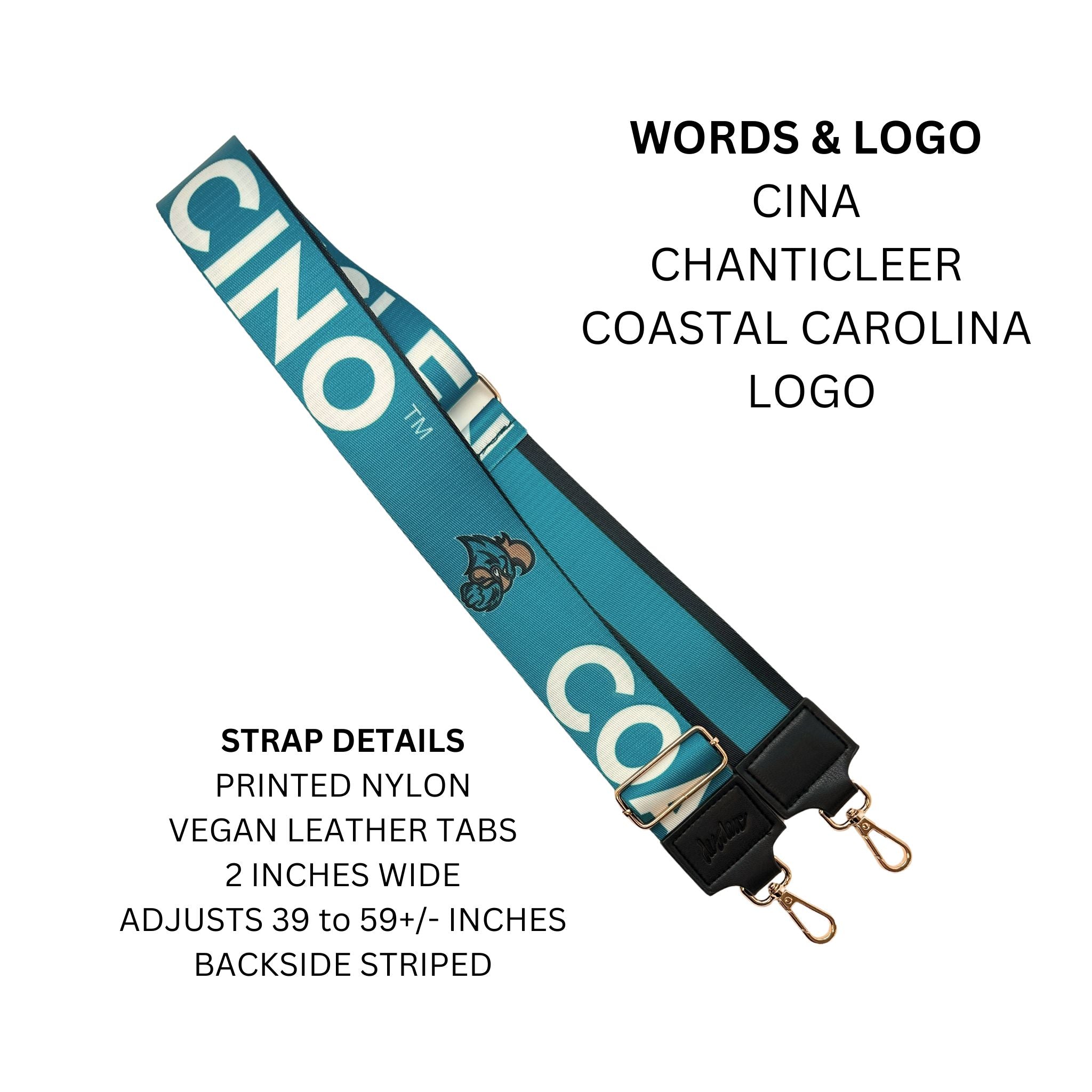 COASTAL CAROLINA 2" - Officially Licensed - Stripe