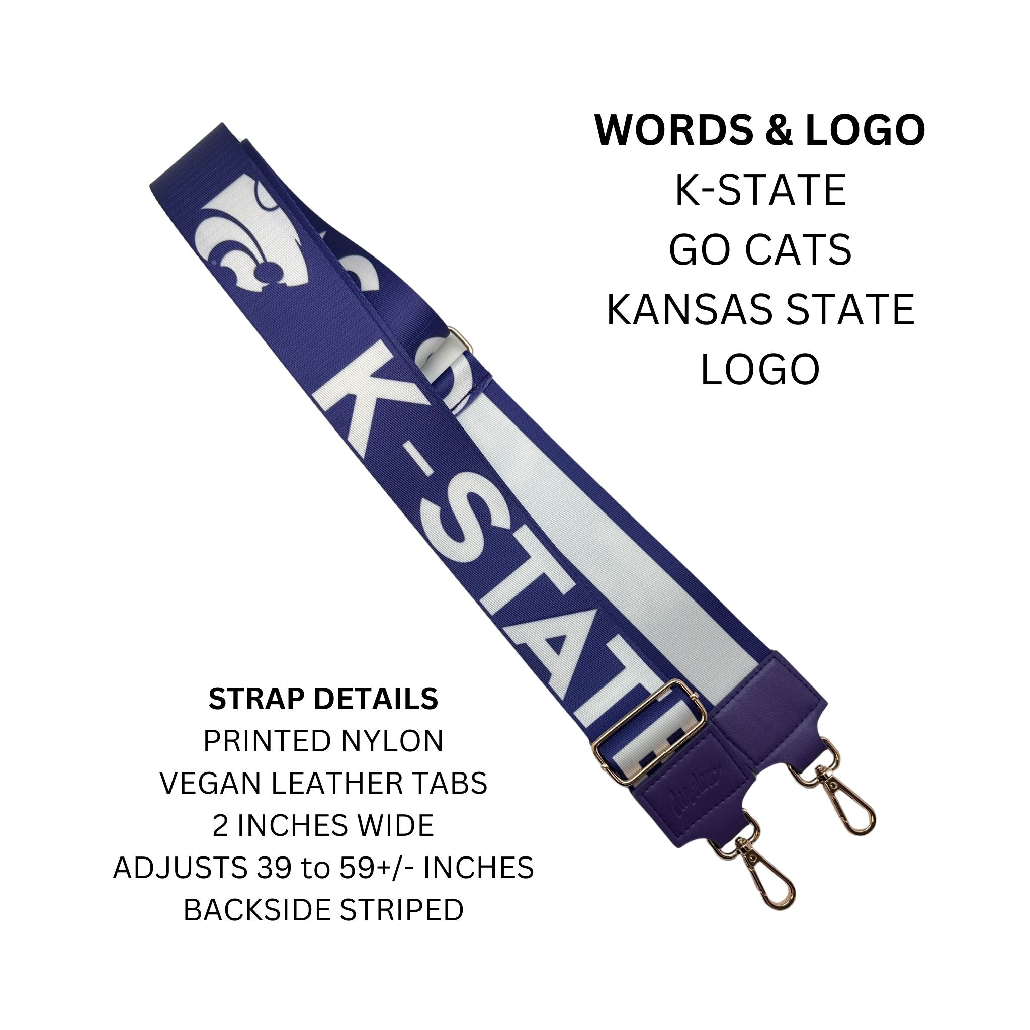 KANSAS STATE 2" - Officially Licensed - Stripe