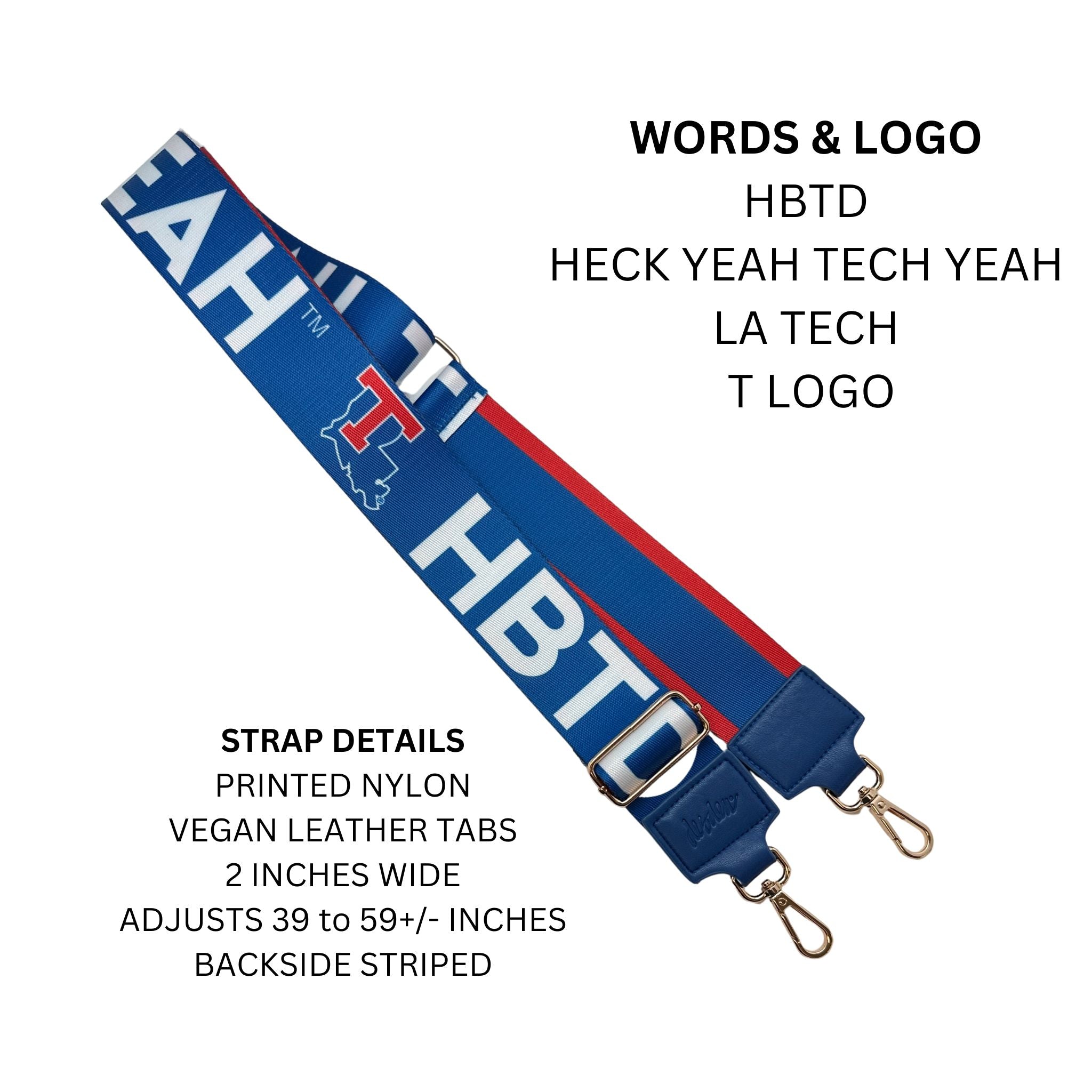 LOUISANA TECH 2" - Officially Licensed - Stripe