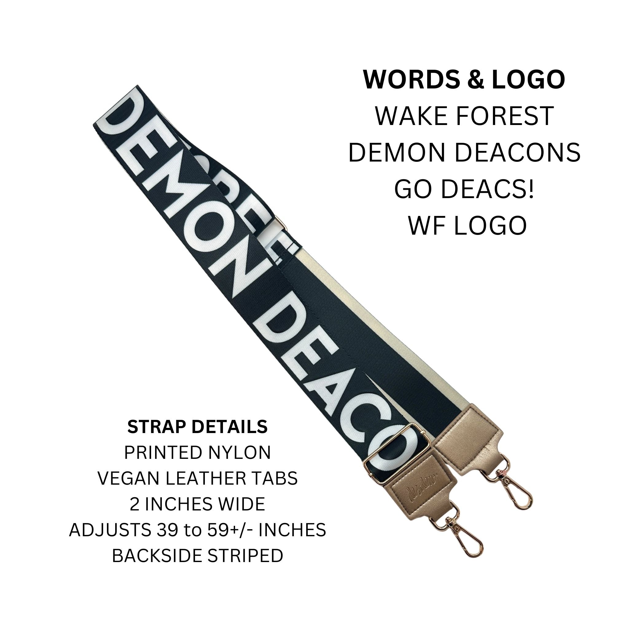 WAKE FOREST 2" - Officially Licensed - Stripe