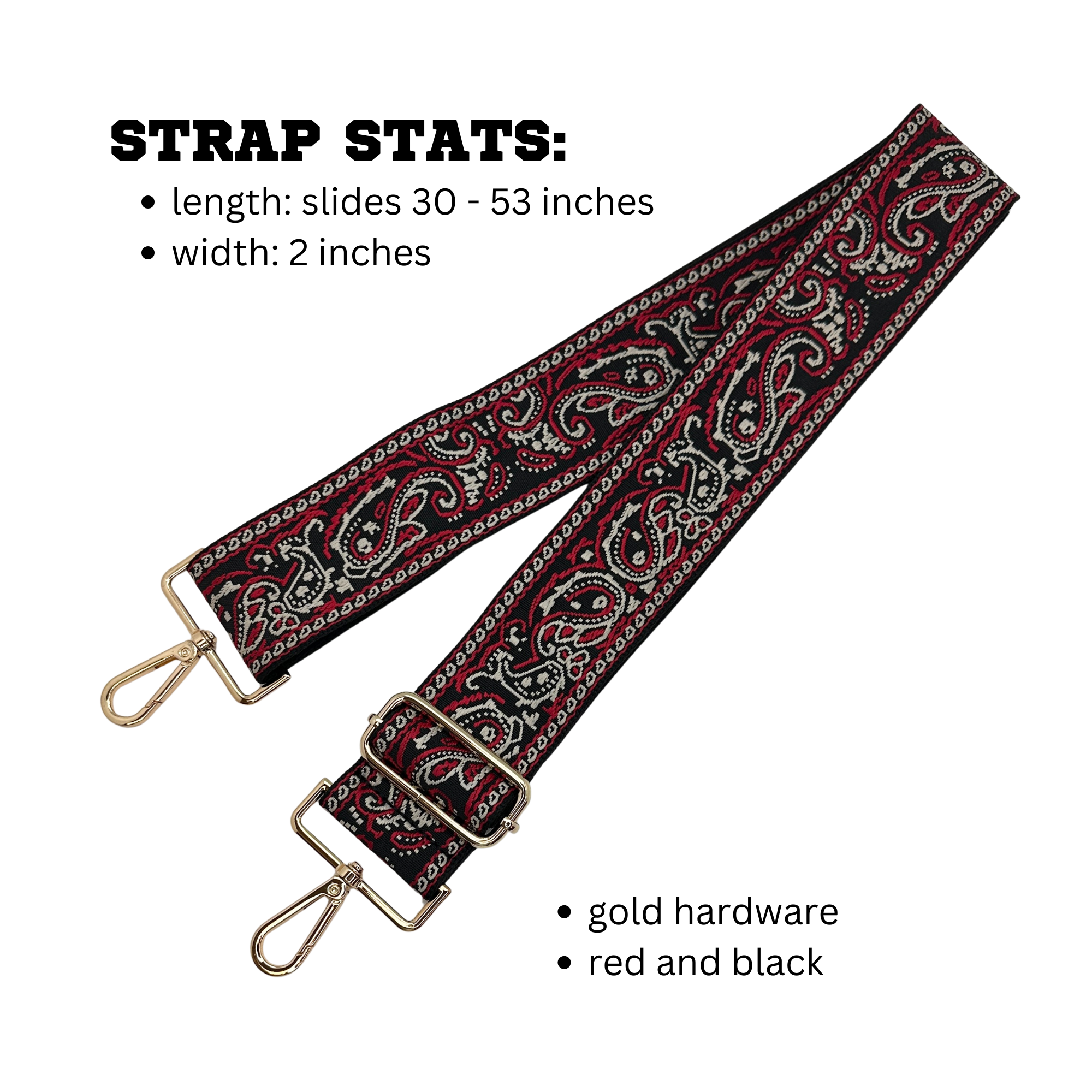 Bandana - Red & Black