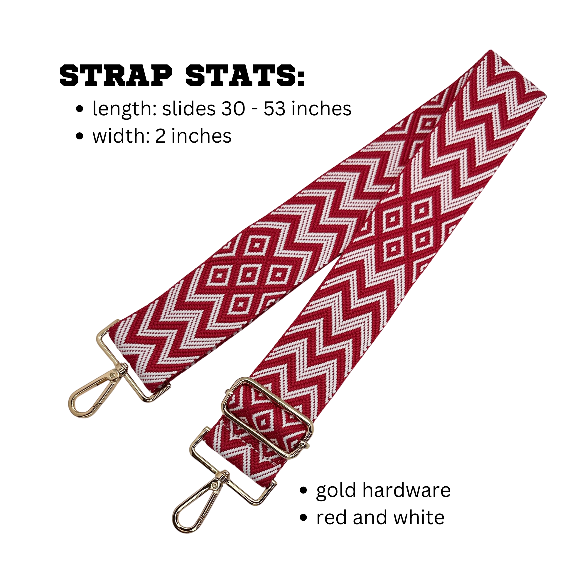 Diamond Waves - Red & White