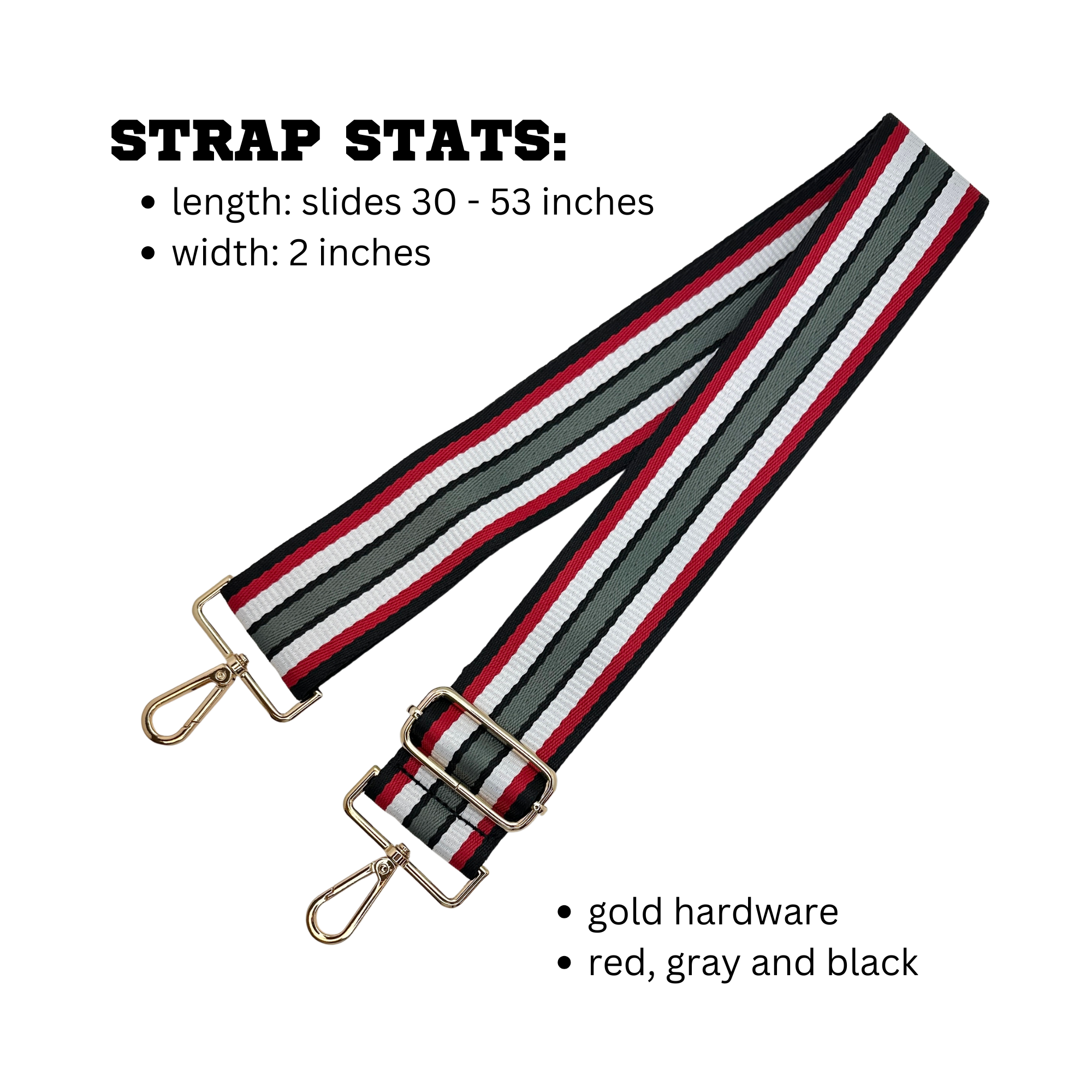 Sport Stripe - Red, Gray & Black