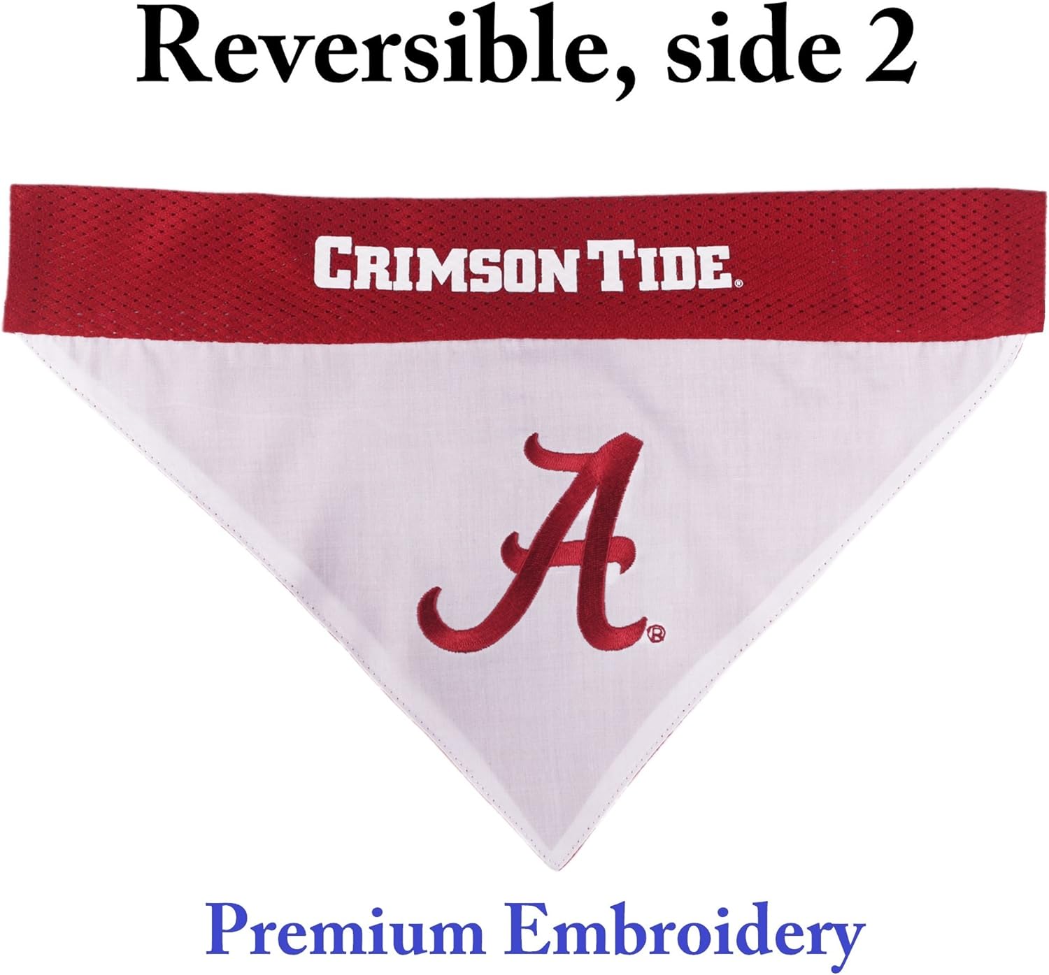 Alabama Reversible Bandana Double Sided