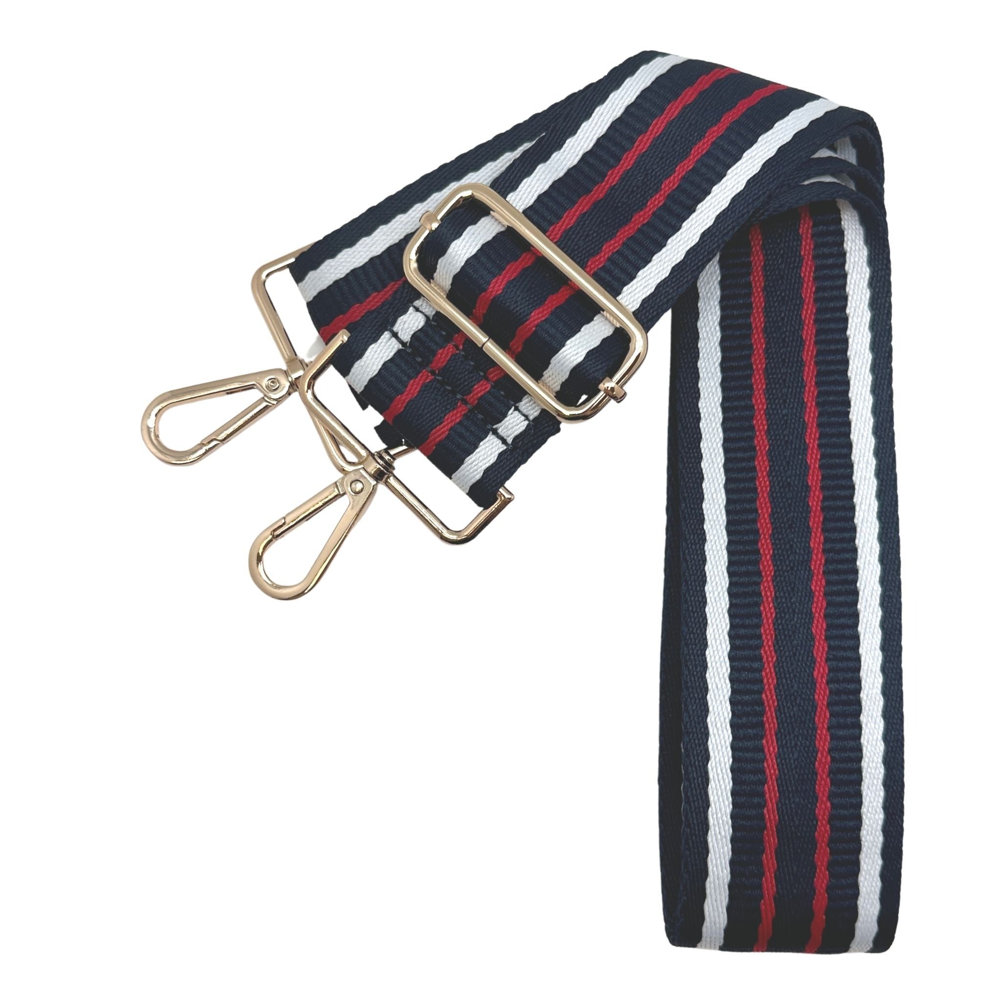 Sports Stripe - Navy & Red