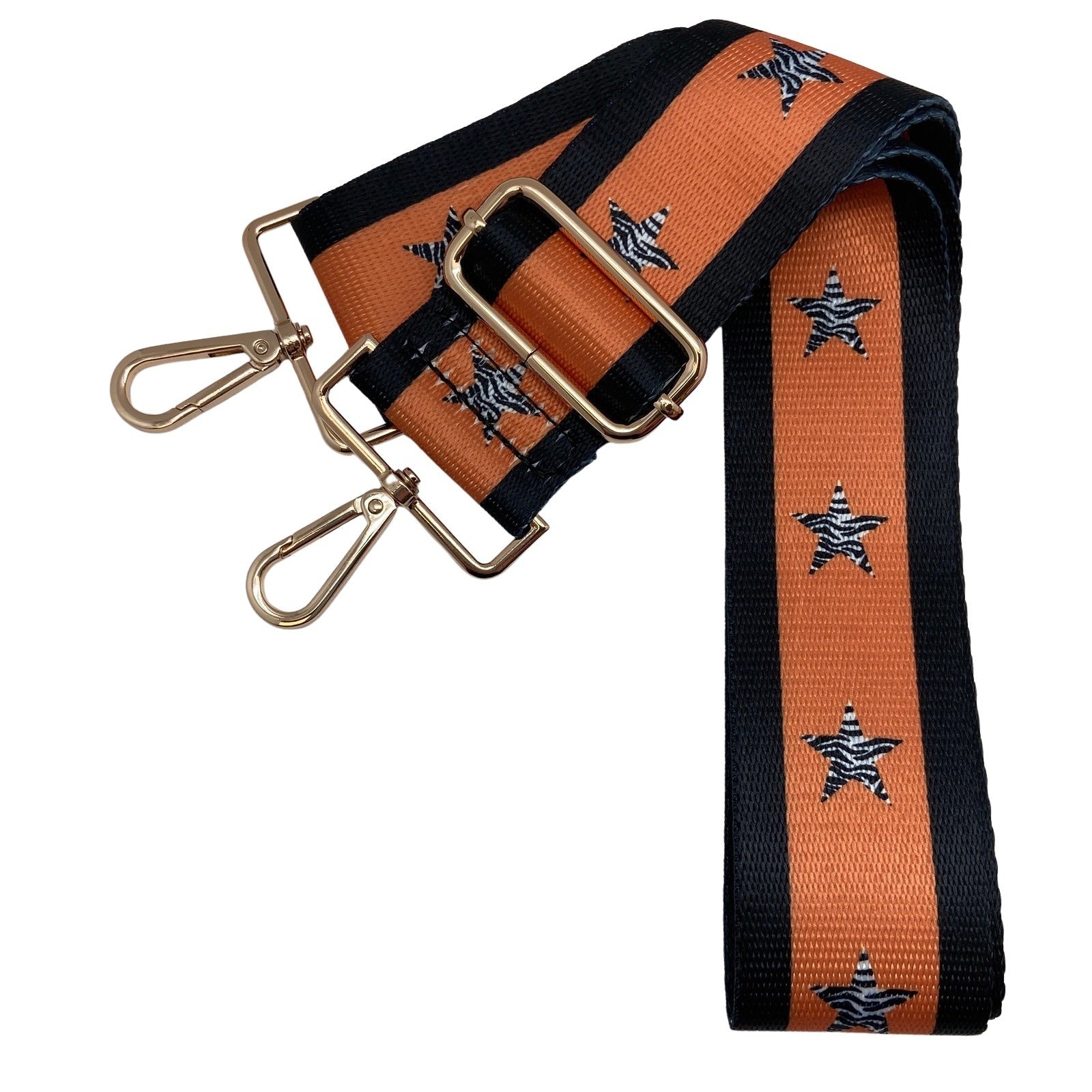 Stars and Stripes Strap - Orange & Black