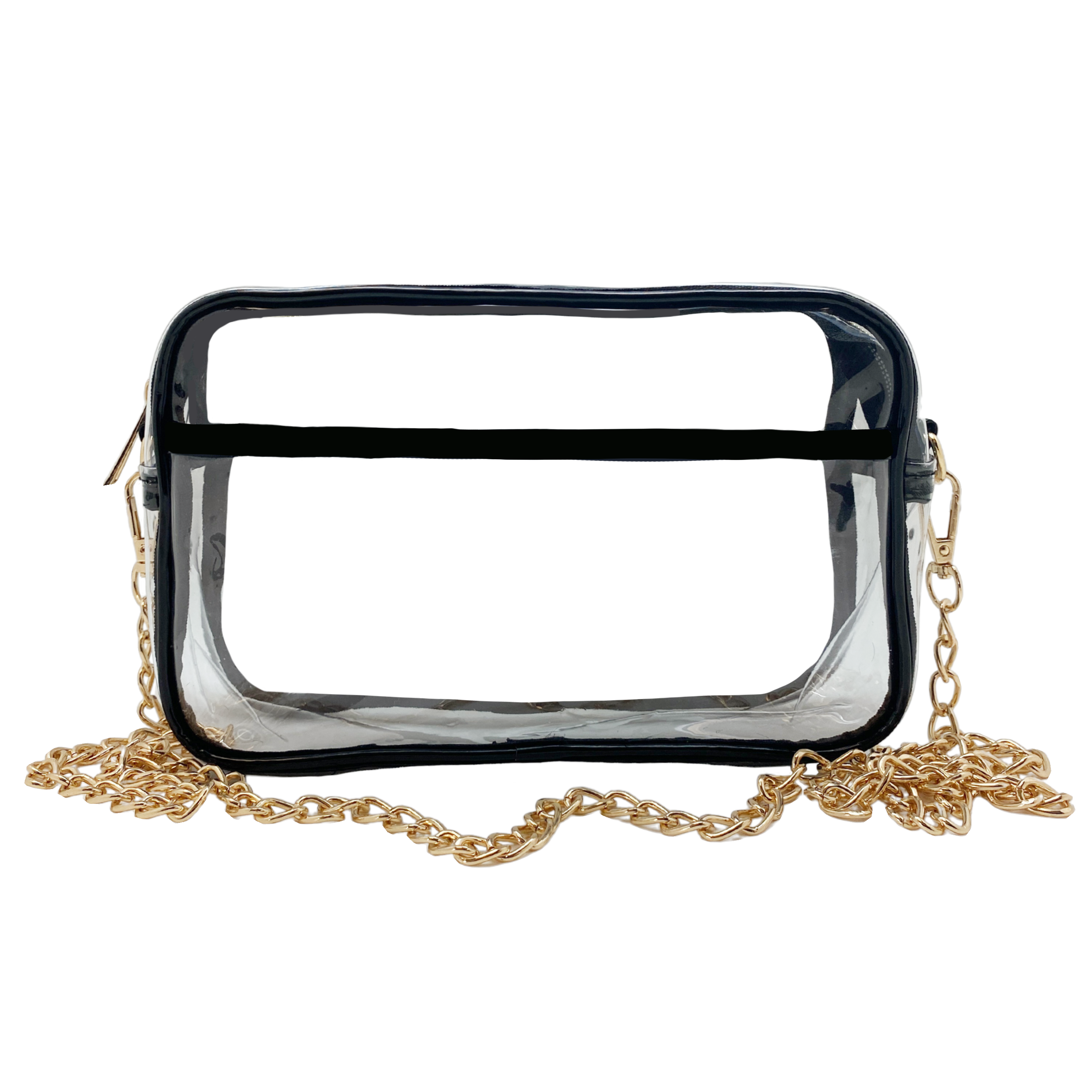 The Quinn Black with Gold Chain