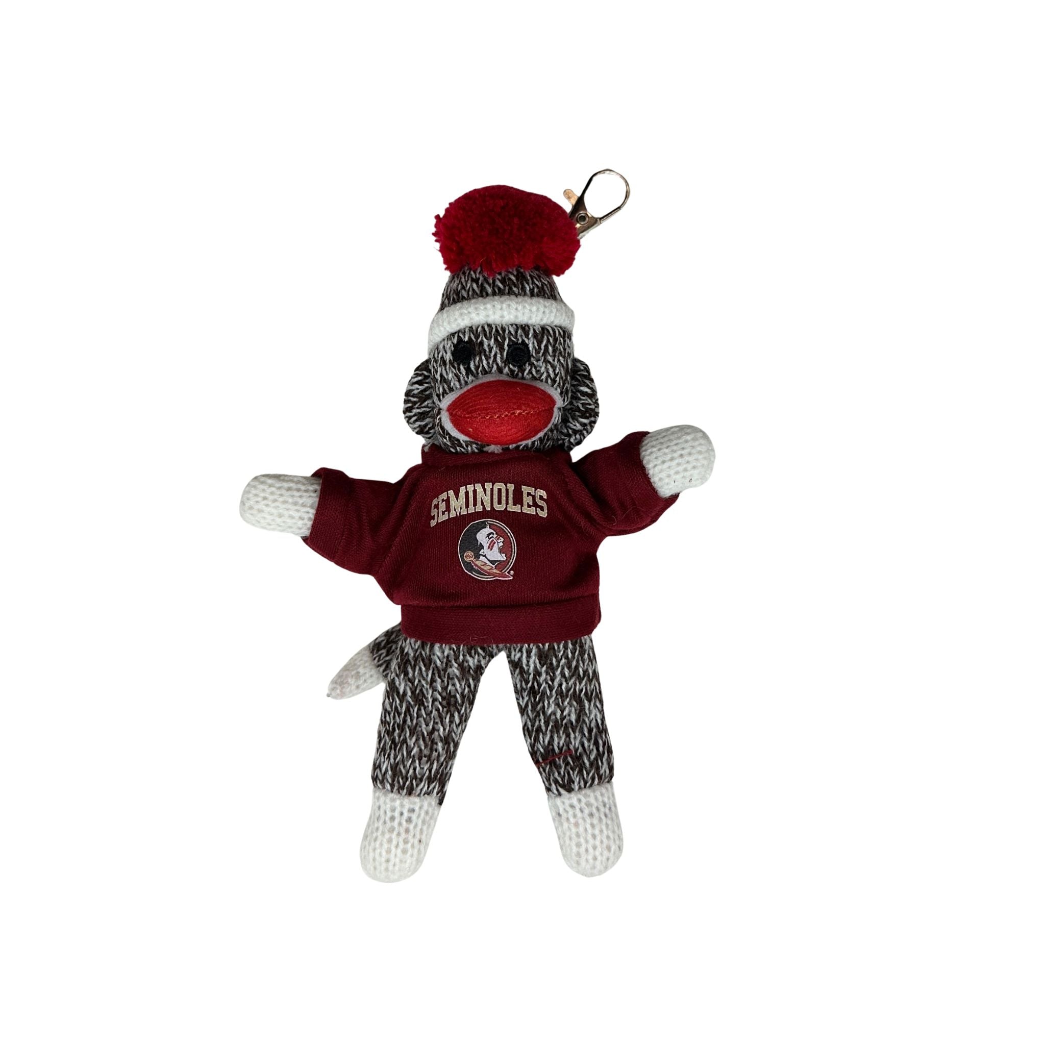 FSU Sock Monkey Keychain