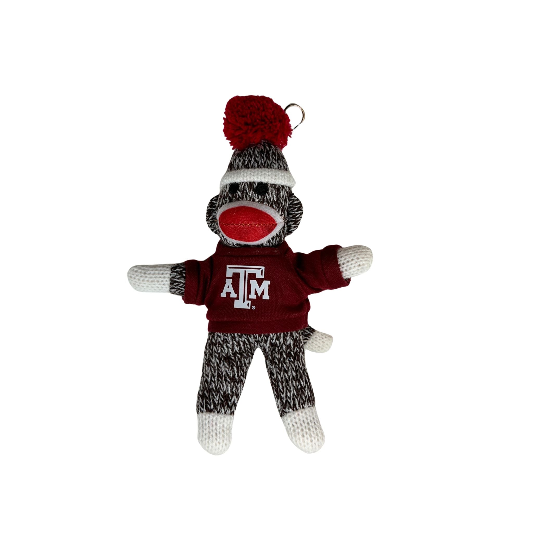 TEXAS A&M Sock Monkey Keychain
