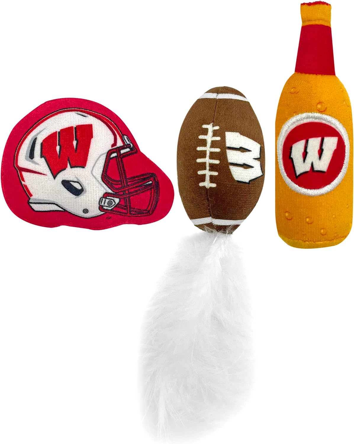 Wisconsin 3pc Cat Nip Toy Set