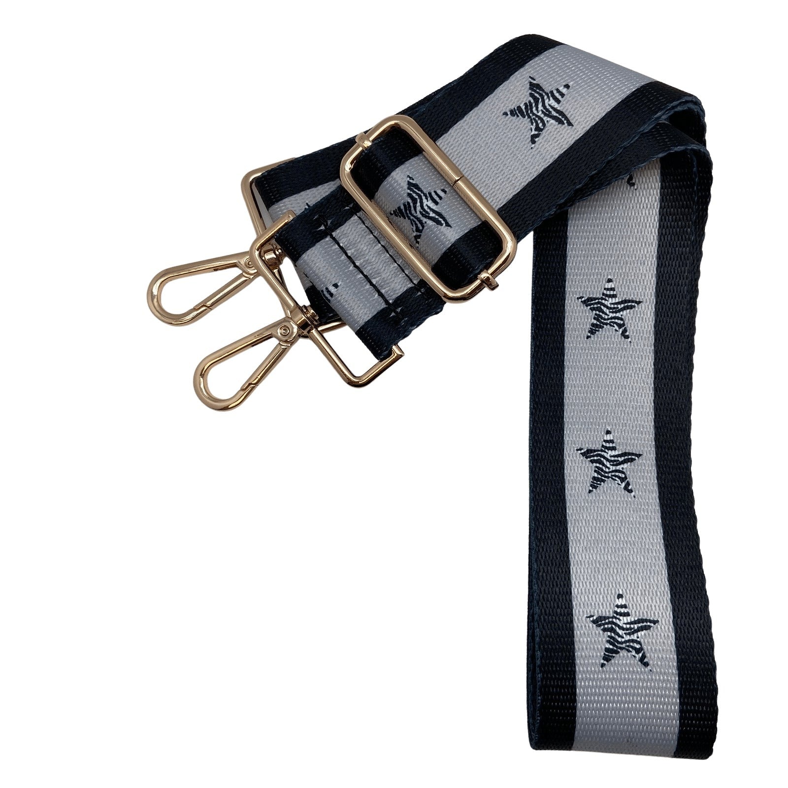 Stars and Stripes Strap - Silver & Black