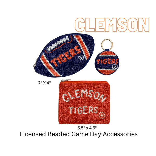 Clemson Beaded Game Day Essentials