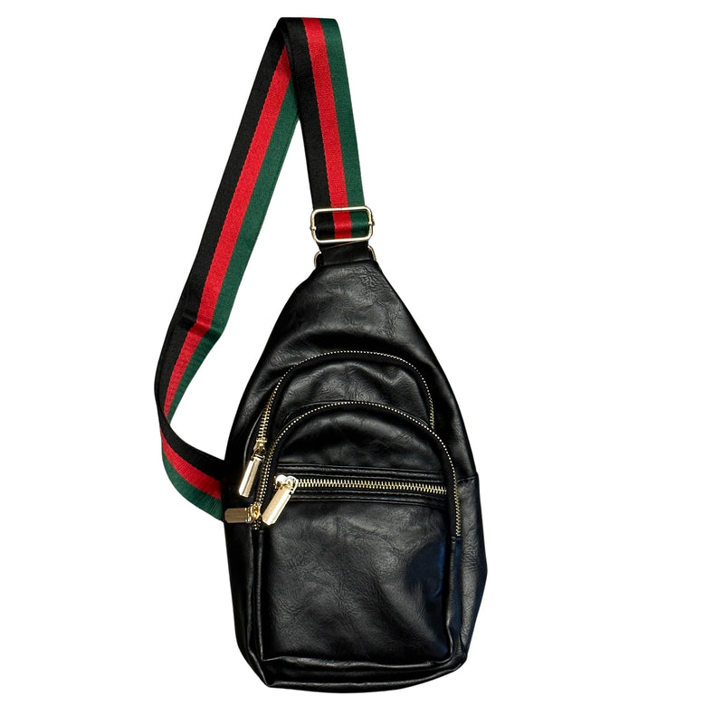 NEW Charlie Chest/Sling/Backpack Bag - Black