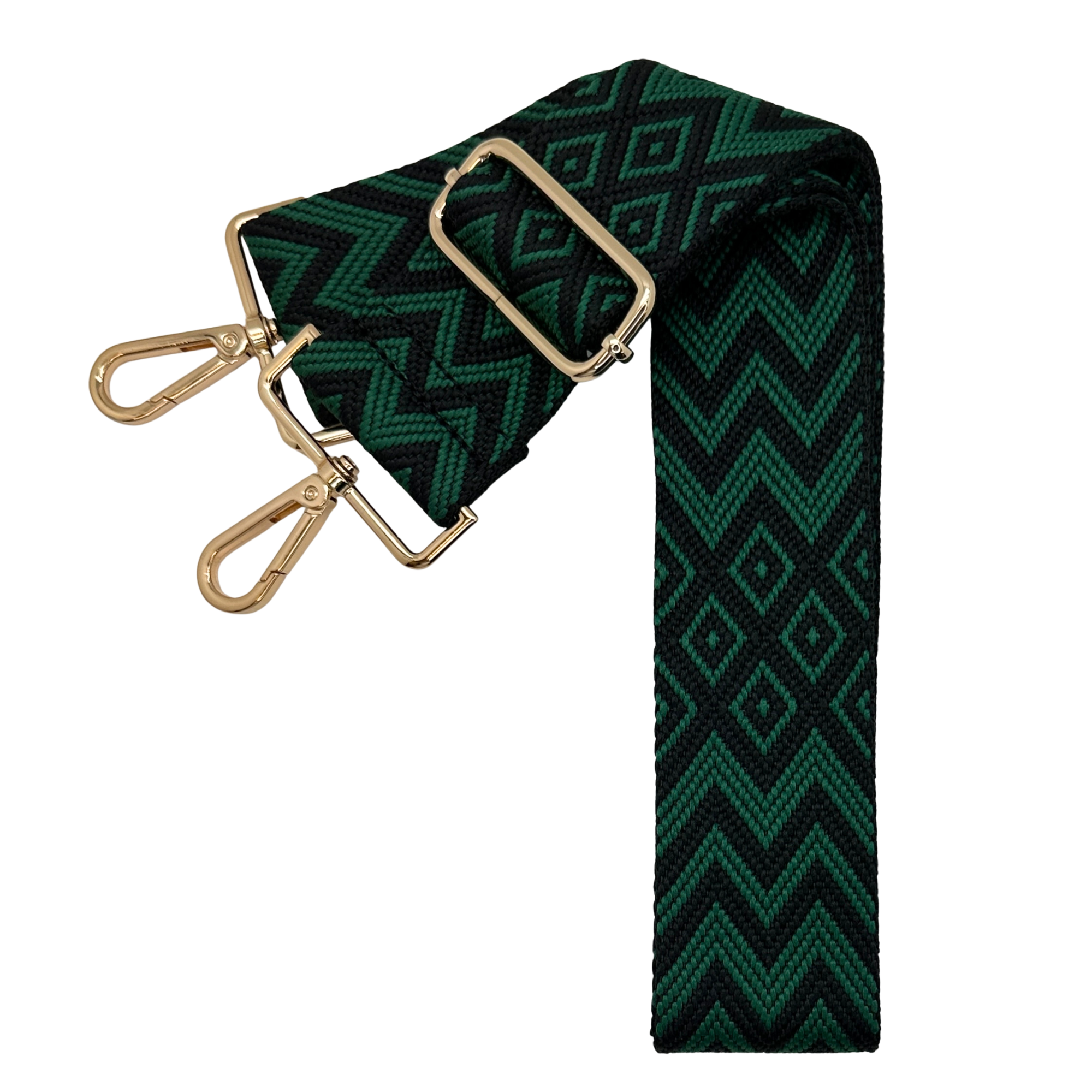 Diamond Waves - Green & Black