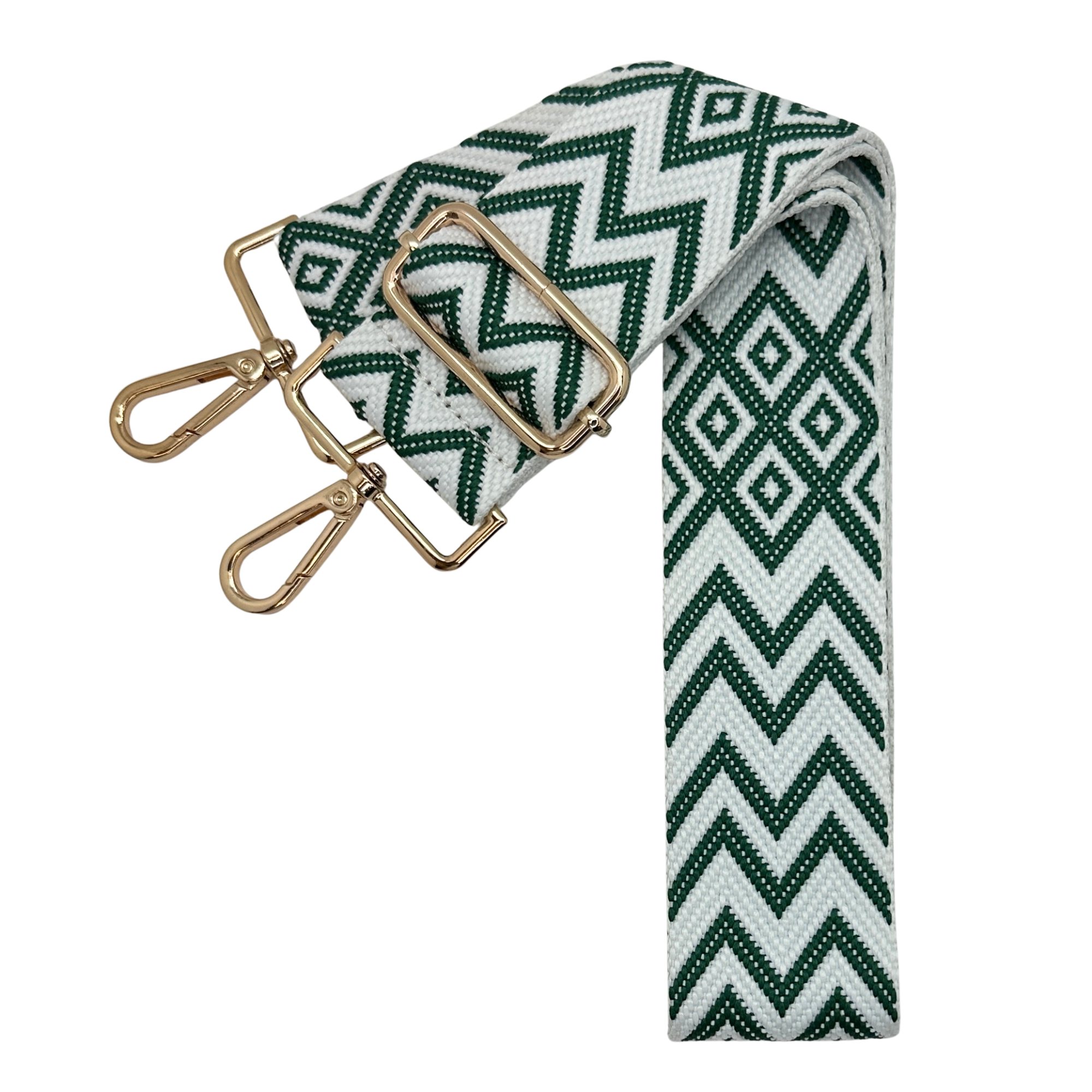 Diamond Waves - Green & White