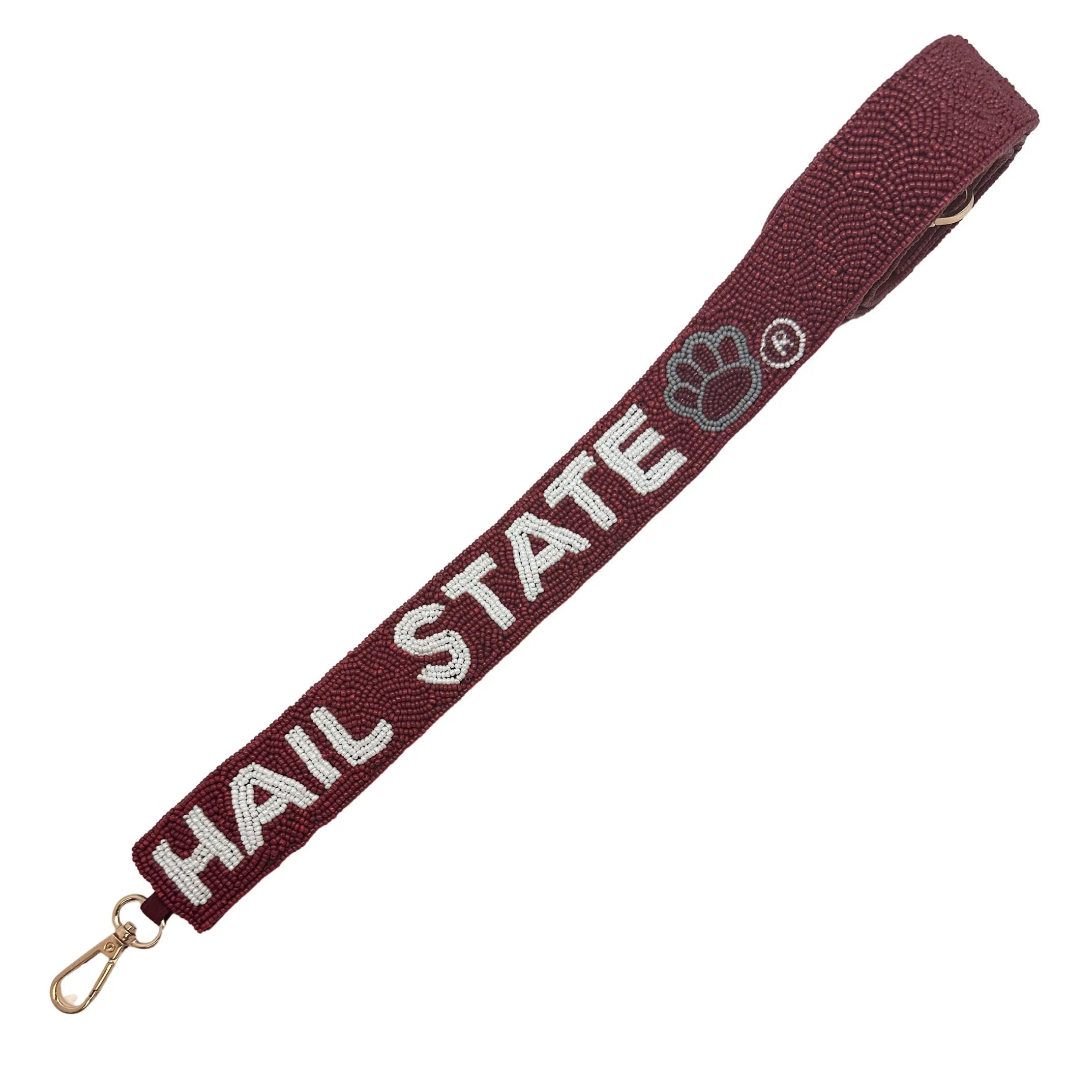 Mississippi State Licensed Beaded Game Day Purse Strap