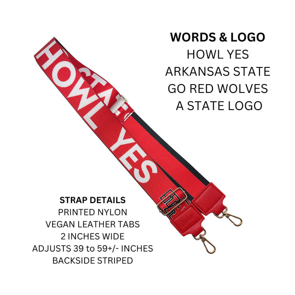 ARKANSAS STATE 2" - Officially Licensed - Stripe