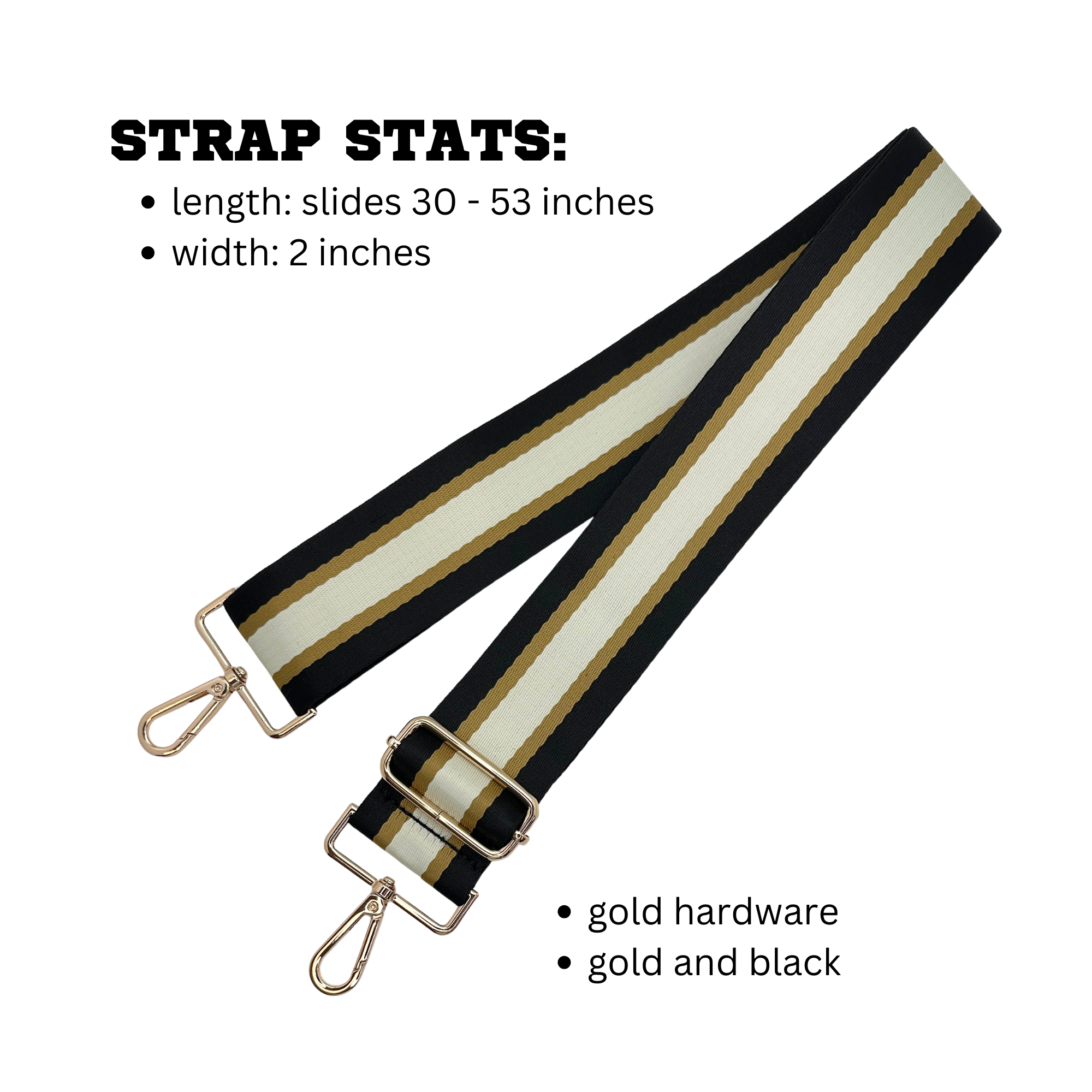 Sport Stripe - Gold & Black