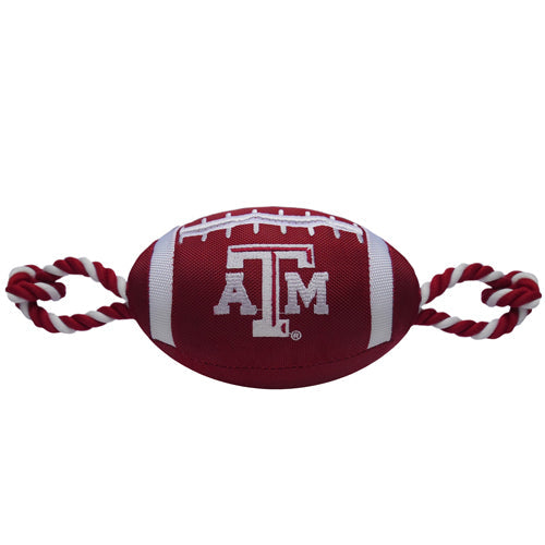Texas A&M Nylon Football Tug Toy