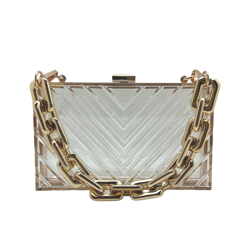 NEW The Audrey Acrylic Box Purse