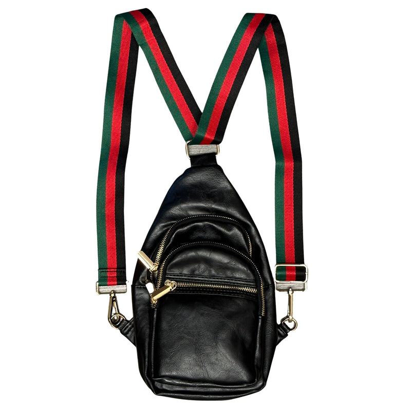 NEW Charlie Chest/Sling/Backpack Bag - Black