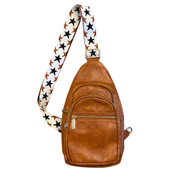NEW Charlie Chest/Sling/Backpack Bag - Saddle