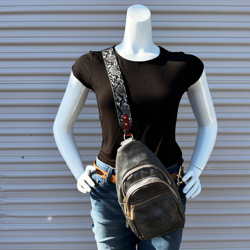 Charlie Chest/Sling/Backpack Bag - Graphite