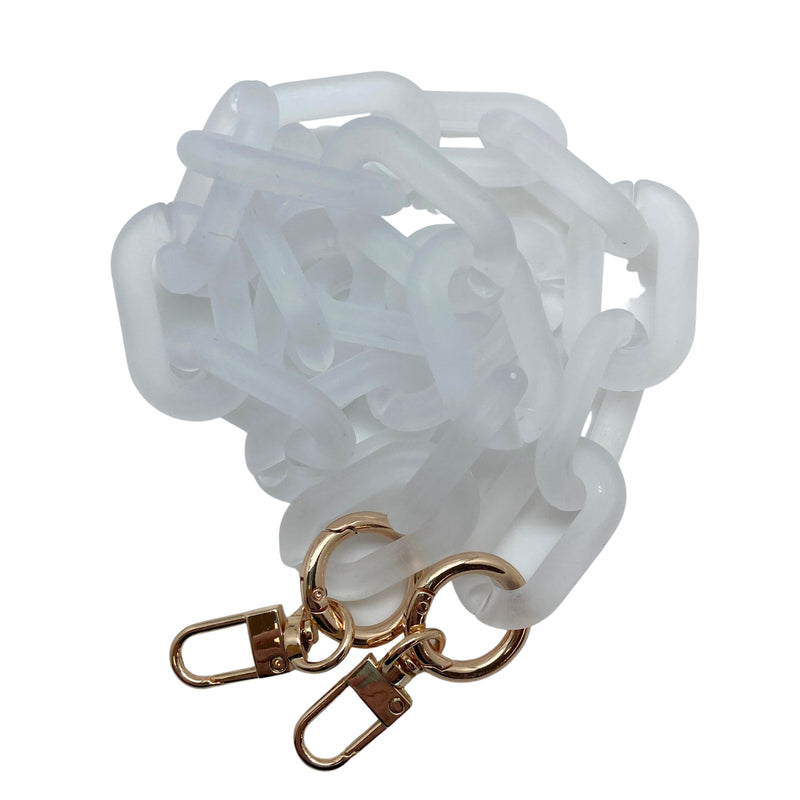 Marble & Frosted Acrylic Chains 2 Sizes - Assorted Colors