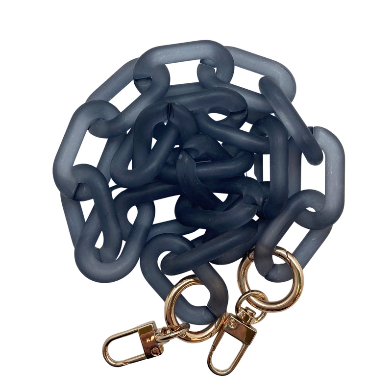 Marble & Frosted Acrylic Chains 2 Sizes - Assorted Colors
