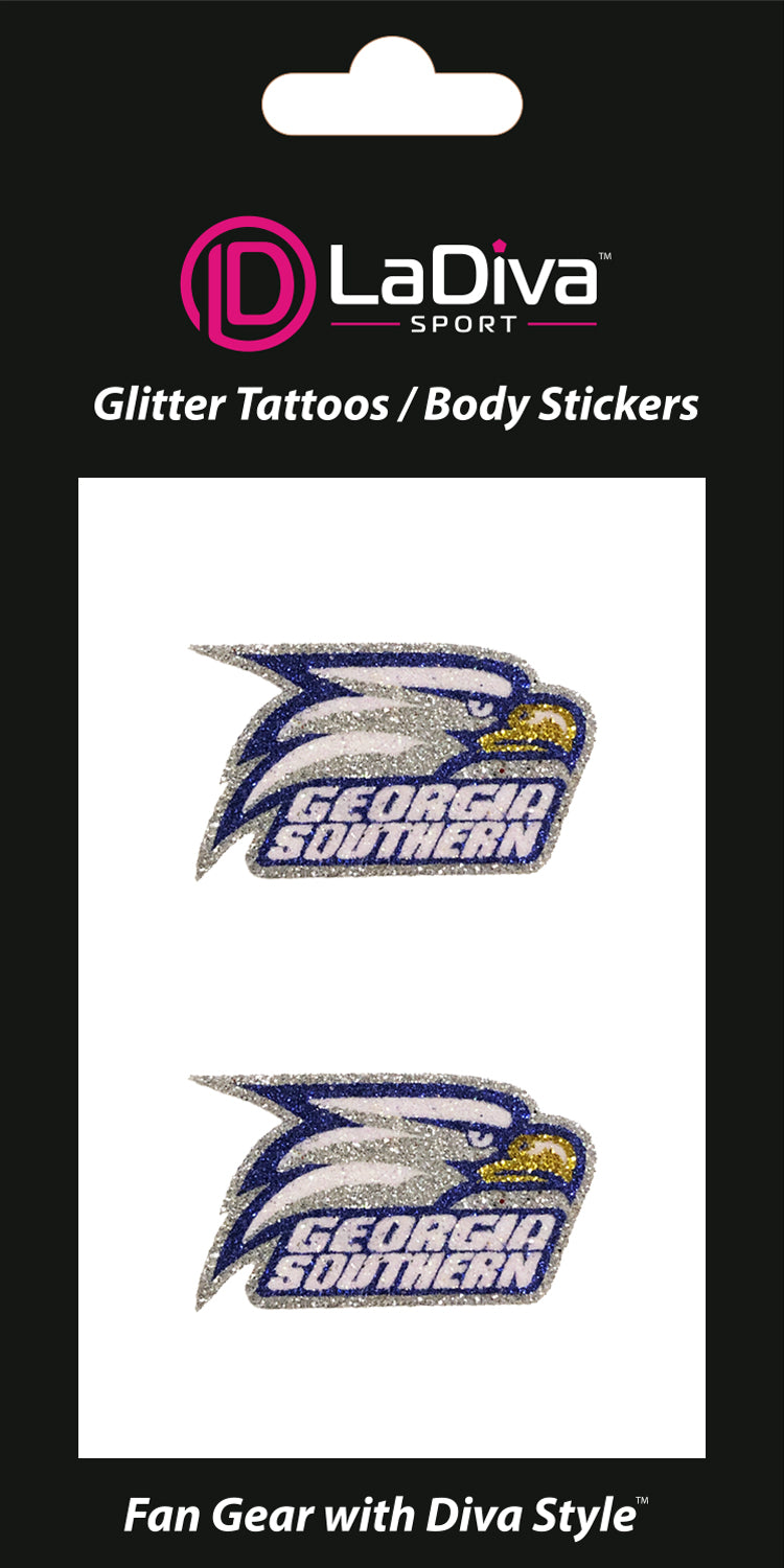 Georgia Southern University Eagle Glitter Tattoo 2-Pack