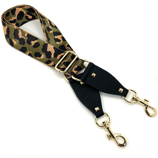 Deluxe Canvas Leopard in Olive