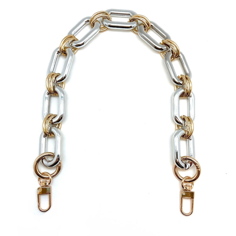 Decorative Acrylic Chain Links Metallic 2 Sizes