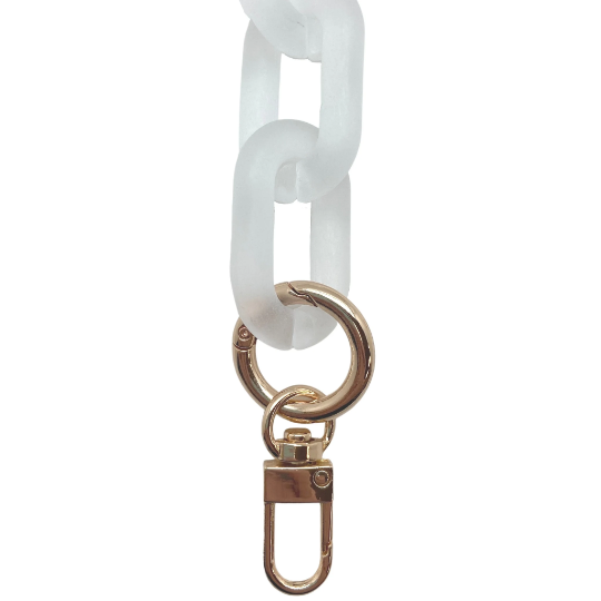 Marble & Frosted Acrylic Chains 2 Sizes - Assorted Colors
